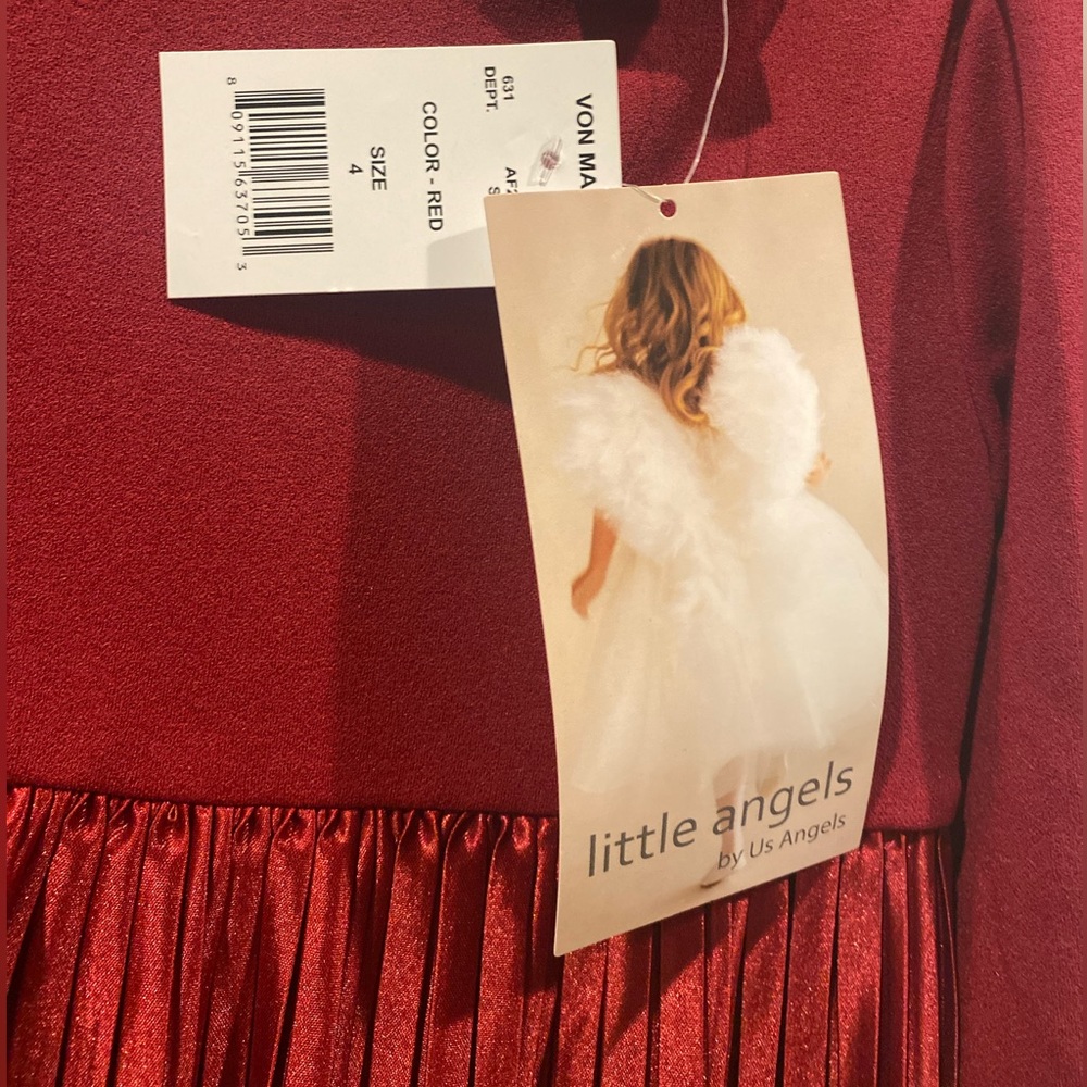 Little Angels red holiday dress by US Angels 4 Dress